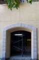 Doorway with arch and reveals